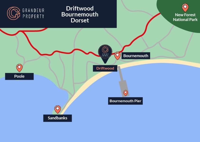 Driftwood By Grandeur Property Bournemouth Kültér fotó